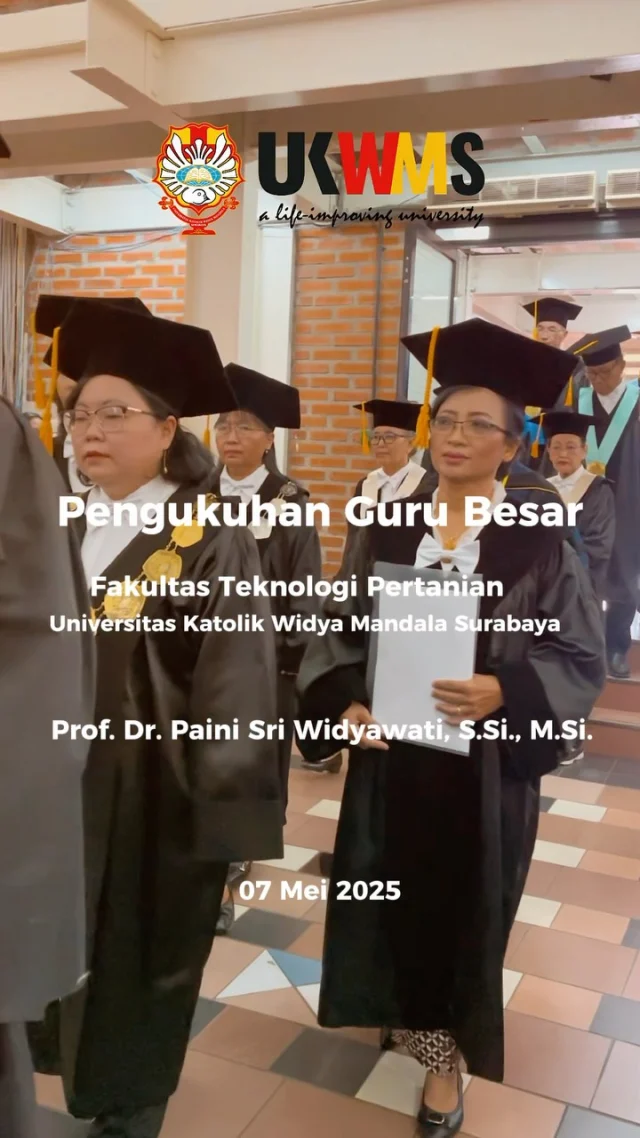 Proficiat untuk Prof. Paini dari FTP UKWMS! 🤩✨🎉

Wimates pada penasaran gak kenapa Prof. Paini tertarik untuk meneliti Daun Beluntas? Yuk simak video ini buat informasi baru 🍃✨

#UKWMS #ALifeImprovingUniversity #Profesor #Pangan #DaunBeluntas