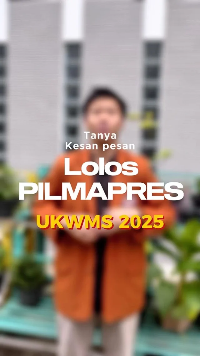 Hai Wimates!👋✨

Juara 1 Seleksi Internal Pemilihan Mahasiswa Berprestasi Tahun 2025 ini siap lanjut ke tingkat Wilayah Nasional🔥

Sebelum berangkat ke seleksi tingkat nasional, yuk kita kepoin dulu kesan dan pesannya 🤩

Tetap semangat dan sukses selalu, semoga diberikan hasil yang terbaik!👏

#UKWMS #ALifeImprovingUniversity #proudtobewimates #TanyaKesanPesan #Pilmapres #MahasiswaBerprestasi #ProudMoment #KampusLife