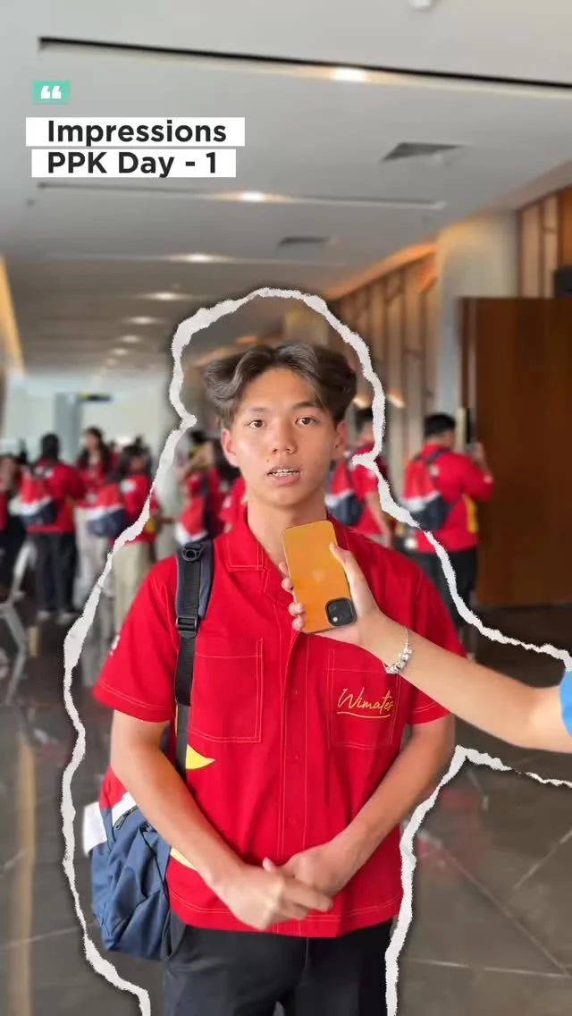 ✨First day, first impressions! Let’s hear the hype from our Wimates 2025! 🎙️🤩

Dari canggung sampe nyambung! 🙌🏻🔥
Catch you on the next PPK Day! 🚀

#UKWMS #PPKUKWMS #ELEVATE #PekanPengenalanKampus #KampusUnggul #KampusBerdampak